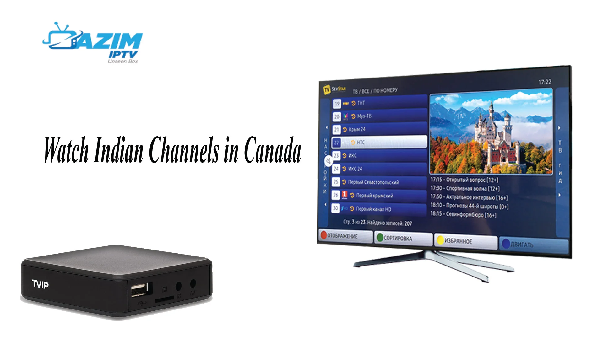 Watch Indian Channels in Canada